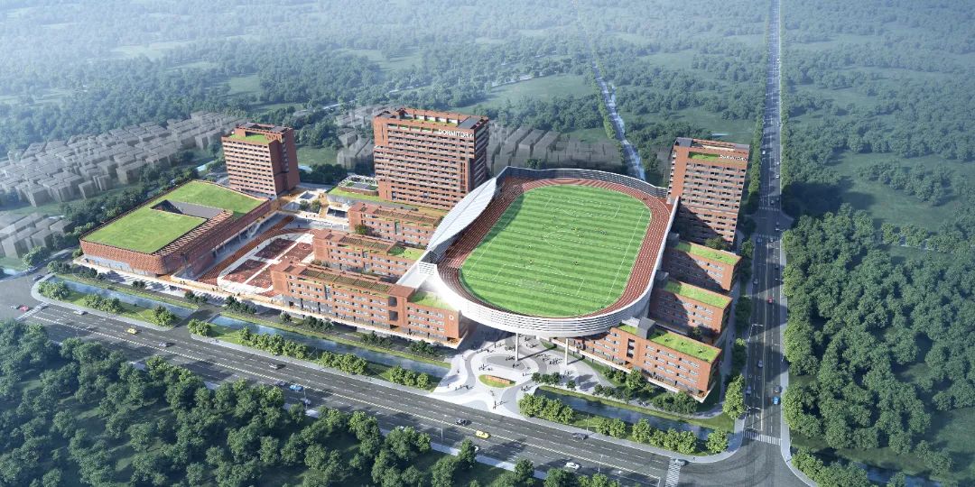 三龙湾九年一贯制学校效果图。.jpg 图片