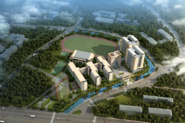 佛山市中学新生军训展示青春活力