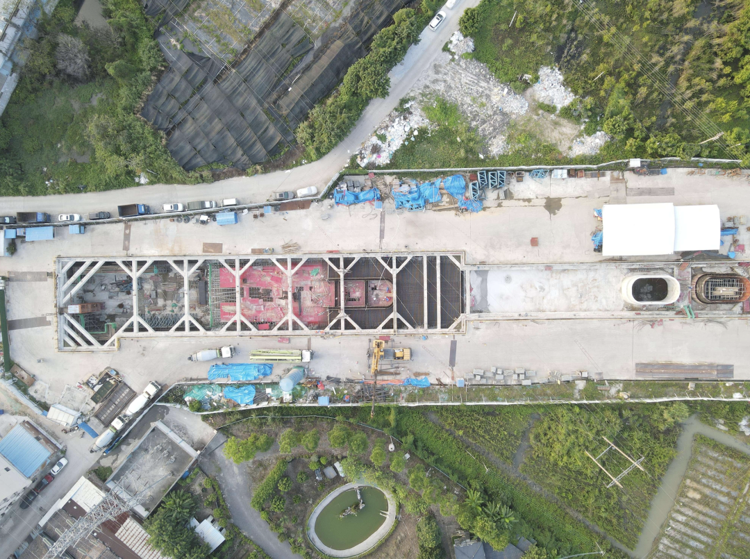 南海里水有轨电车建设现场进度条刷新！