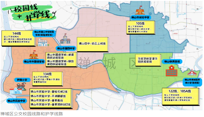 开学了！禅城新一批“校园公交”来了！